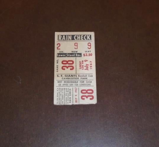 Old Giants stubs help