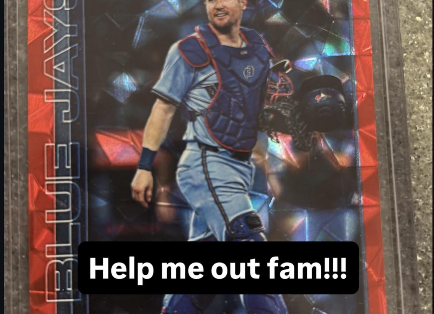 Can we help Blue Jays Catcher Heineman get his card?