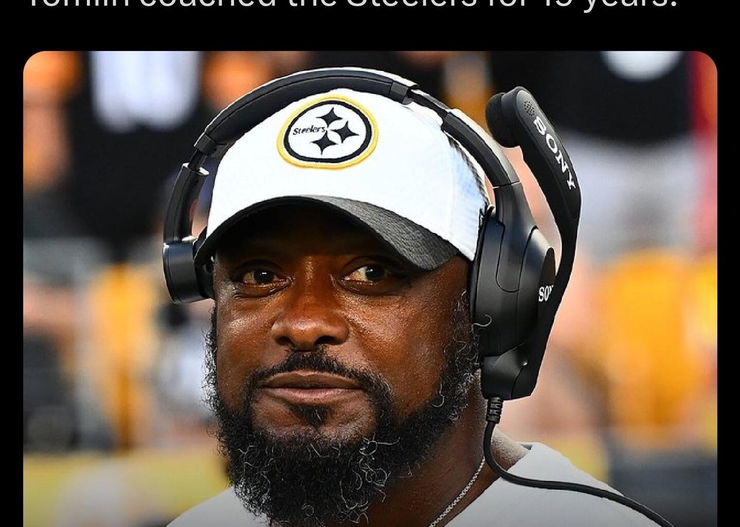 Breaking: Mike Tomlin has informed the Steelers that he is stepping down as the team's head coach, sources tell @AdamSchefter and @JFowlerESPN. Tomlin coached the Steelers for 19 years.