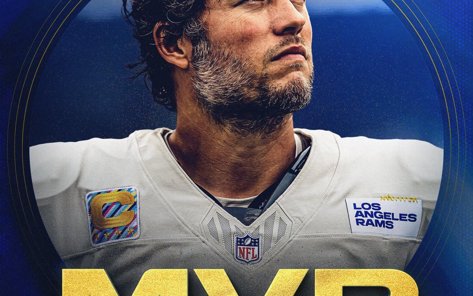 Matthew Stafford is a finalist for the NFL MVP award