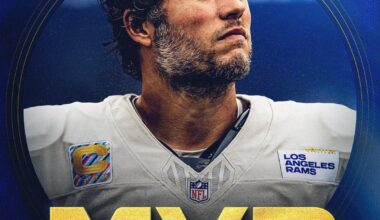 Matthew Stafford is a finalist for the NFL MVP award