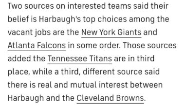 An excerpt from Johnathan Jones article on John Harbaugh