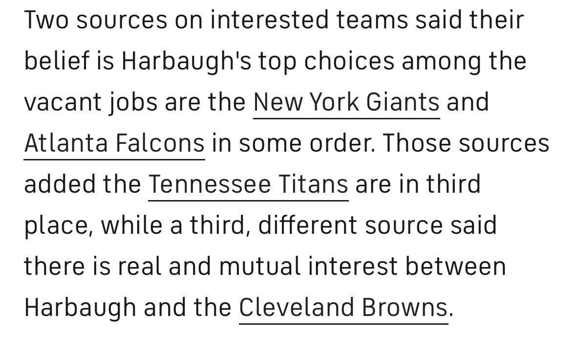 An excerpt from Johnathan Jones article on John Harbaugh