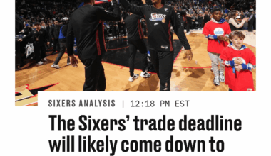 How do you feel about this? Basically it says our only additions this trade deadline might be signing Barlow and Walker to regular roster spots. Of course, we'd have to trade someone away to open a roster spot. Do you like this idea or nah?