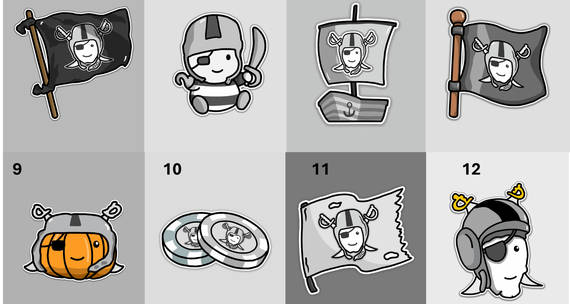 The 2025 Las Vegas Raiders Doodles :) Which is your favorite?