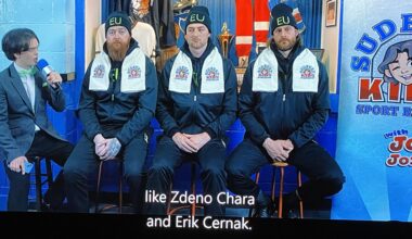 Erik Cernak got name dropped with Chara in this week’s Shoresy episode 💙