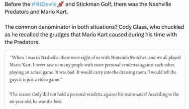 Cody Glass on Mario Kart related vendettas