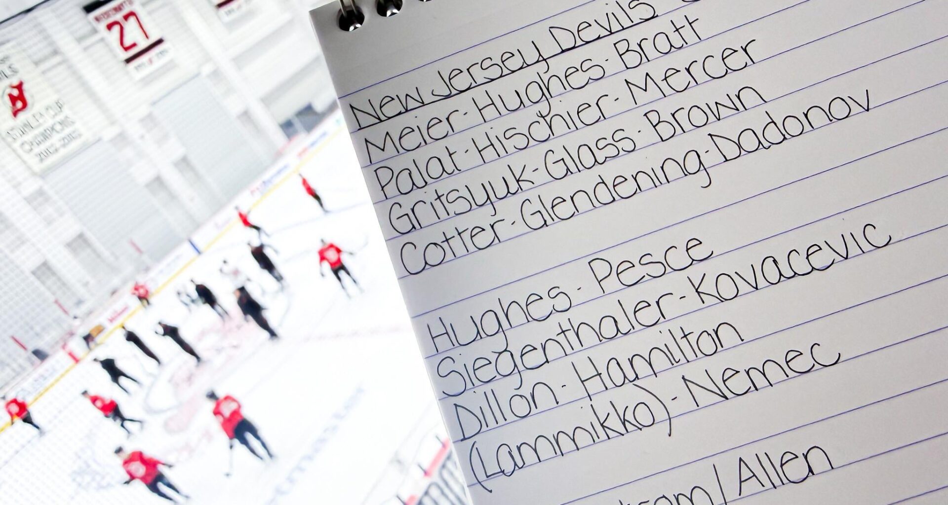 1/16 Practice - Kovacevic back with Siegenthaler. Hamilton back with Dillon. Looks like Nemec will be healthy scratched based on practice pairs. Forward lines remain the same. No White at practice.