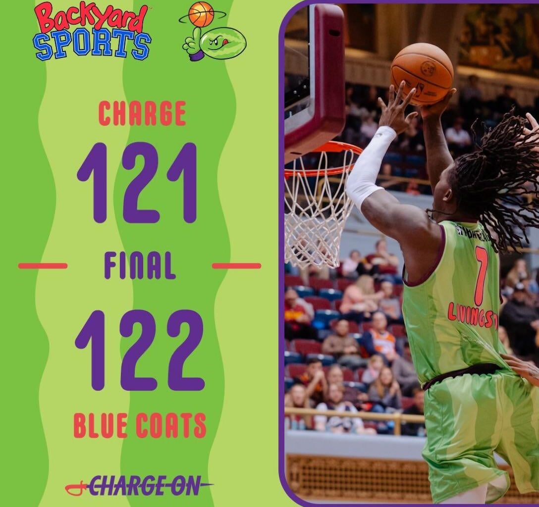 Charge Lose. 121-122 Vs Blue Coats.