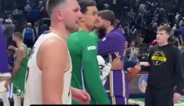 Luka Dončić says he will do a jersey swap with Naji Marshall in the locker room after a win against the Dallas Mavericks: “I don’t want to show my body.”