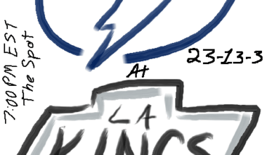 [PREGAME] Tampa Bay Lightning at Los Angeles Kings - 7:00pm EST - 01/01/26 - The Spot - Zappy New Year (Matinée?) Back-to-Back Edition