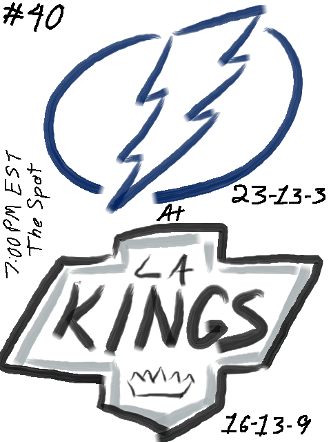 [PREGAME] Tampa Bay Lightning at Los Angeles Kings - 7:00pm EST - 01/01/26 - The Spot - Zappy New Year (Matinée?) Back-to-Back Edition