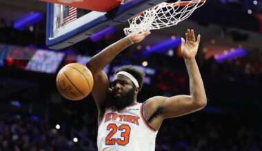Knicks’ Mitchell Robinson’s request for more alley-oops hasn’t gone unnoticed