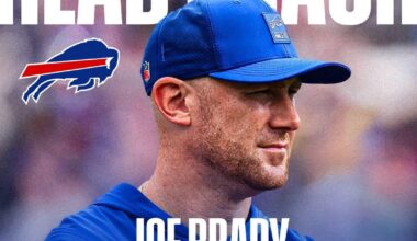 Bills off the board - Joe Brady promoted to HC