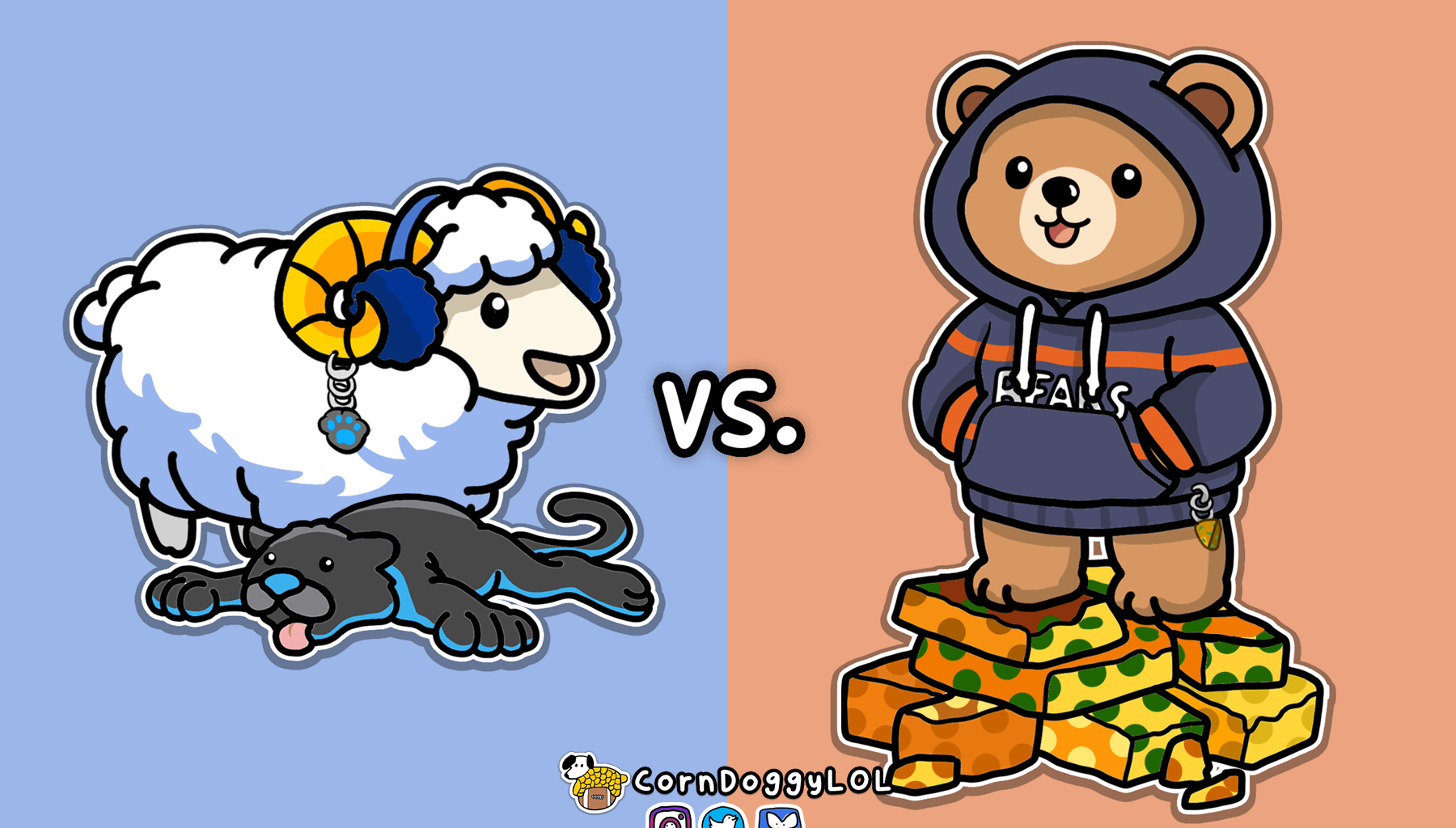 Los Angeles Rams Divisional Round Matchup Doodle :)