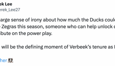 Derek Lee with some harsh words toward Verbeek
