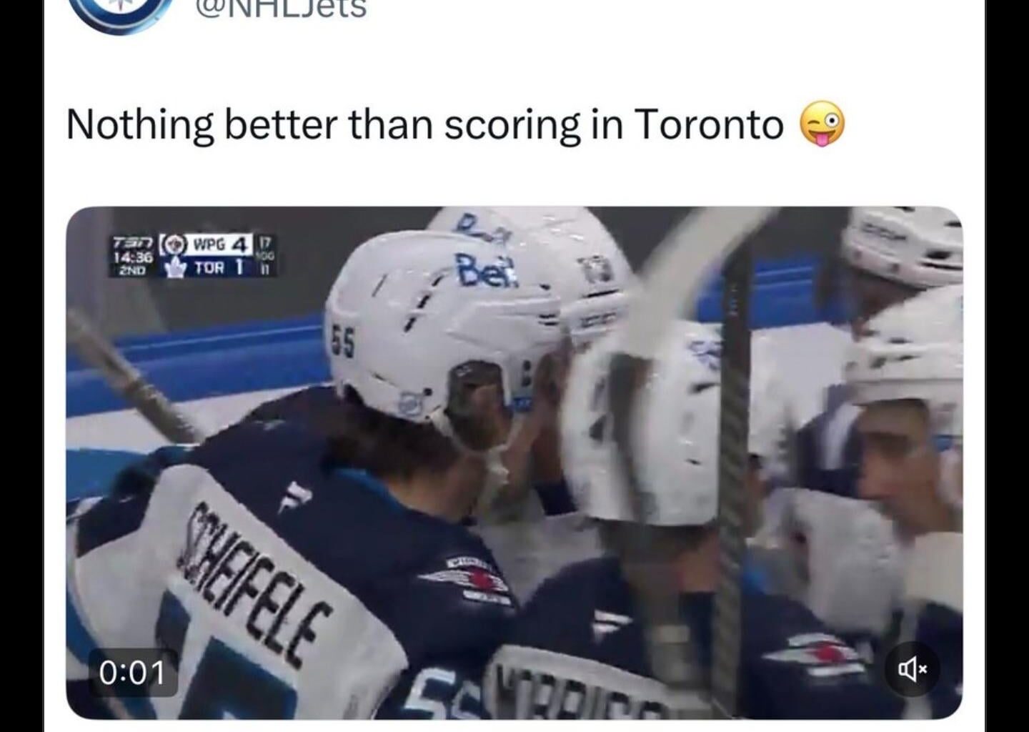 And this, friends, is why you don't talk smack until AFTER the game is over...