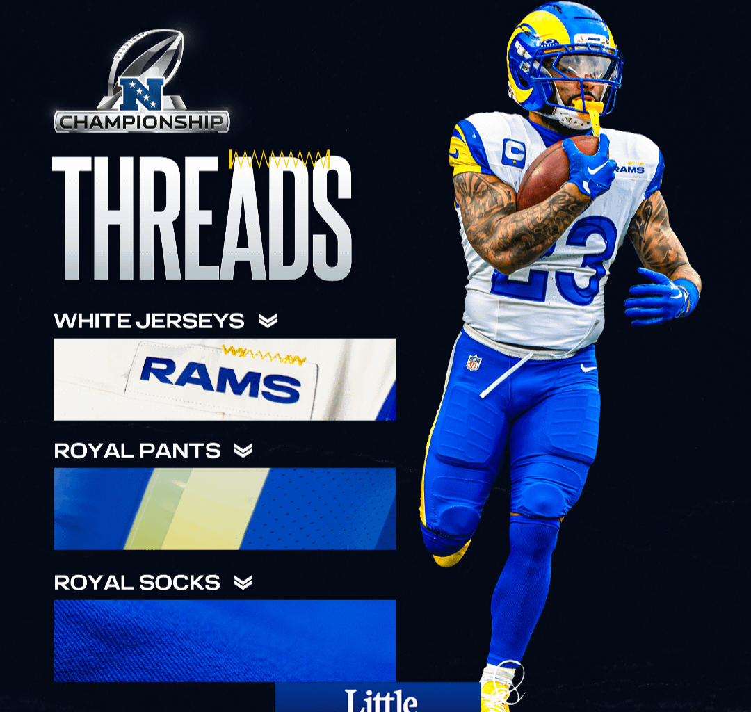 NFC Championship Uniform - White & Royal
