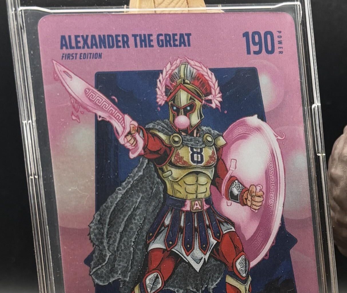 Thought you guys may like this card I just got in. Alexander Ovechkin “Alexander the Great” card for my Bo Jackson Battle Arena card game