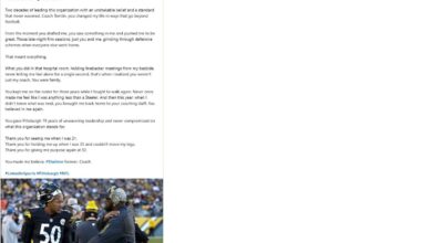 Shazier's LI Post about Tomlin