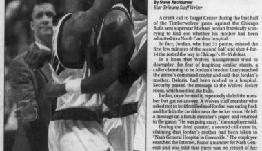 Does anyone else remember the huge home upset of the ‘97-‘98 Chicago Bulls? Had no idea a prank caller had a huge influence on the outcome of the game until today.