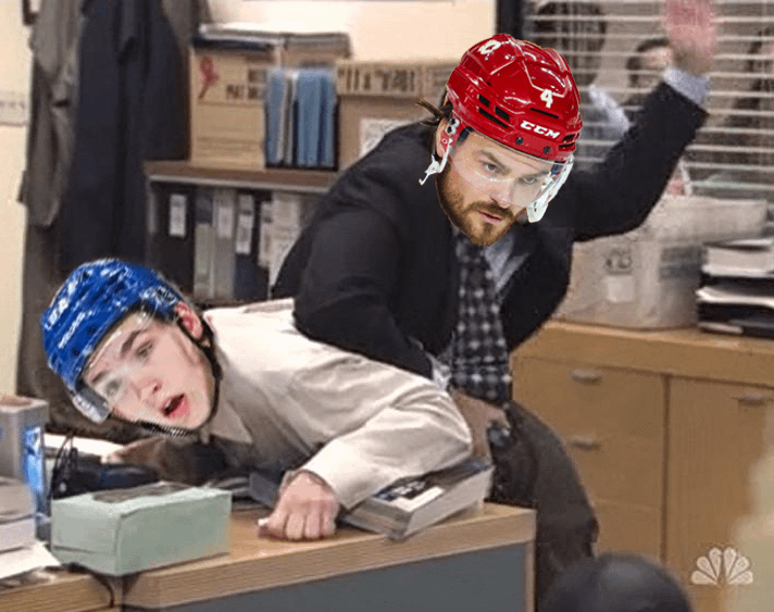 IT'S GAME DAY!!! The MIGHTY CALGARY FLAMES are in MONTREAL and HUTSON'S ABOUT TO GET SPANKED!!! GO FLAMES!!!