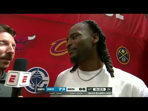 With Topic likely back soon I thought I’d post all his shots from summer league and remind everyone that Presti said we need to give him grace. He’s still got a long ways to go. He was also extremely rusty coming off his knee injury here