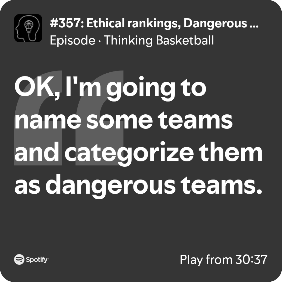Thinking Basketball talked about the Cavs on their most recent podcast