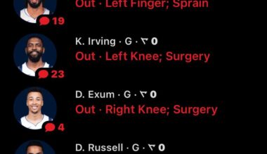 ignore the 7 injuries