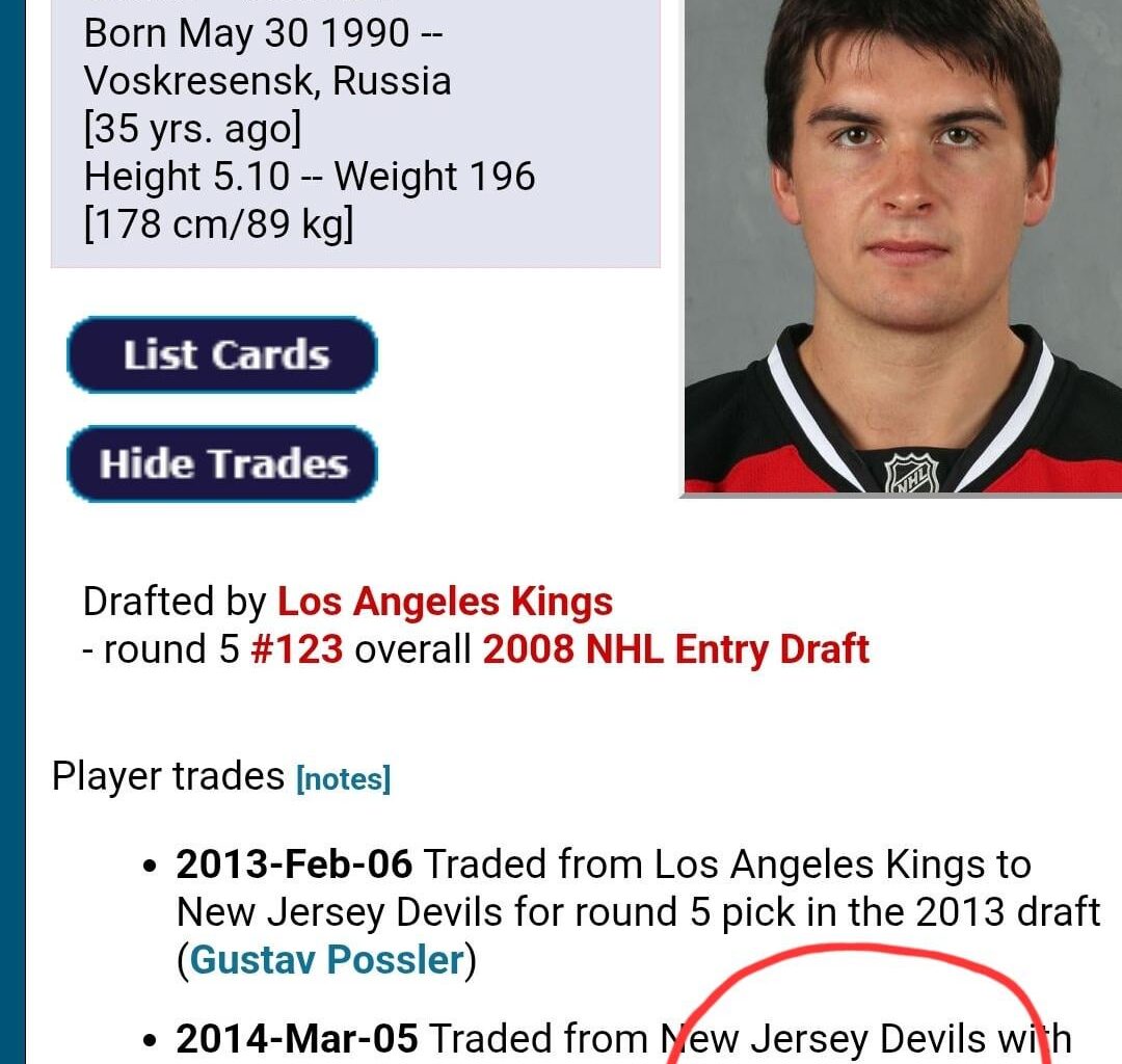 Scrolling through Devils history and stumbled across this. It hurts