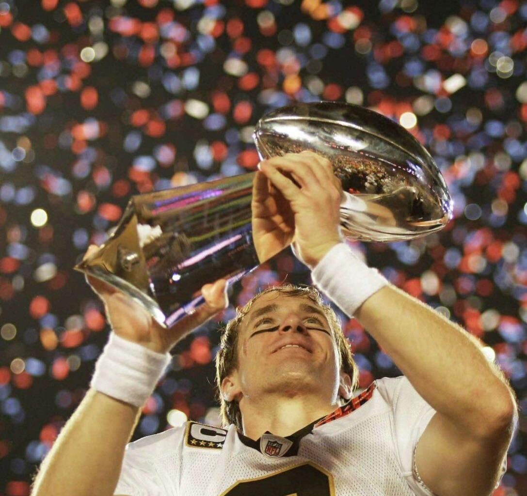 THE GREATEST SIGNING IN NFL FREE AGENCY WAS DREW BREES.