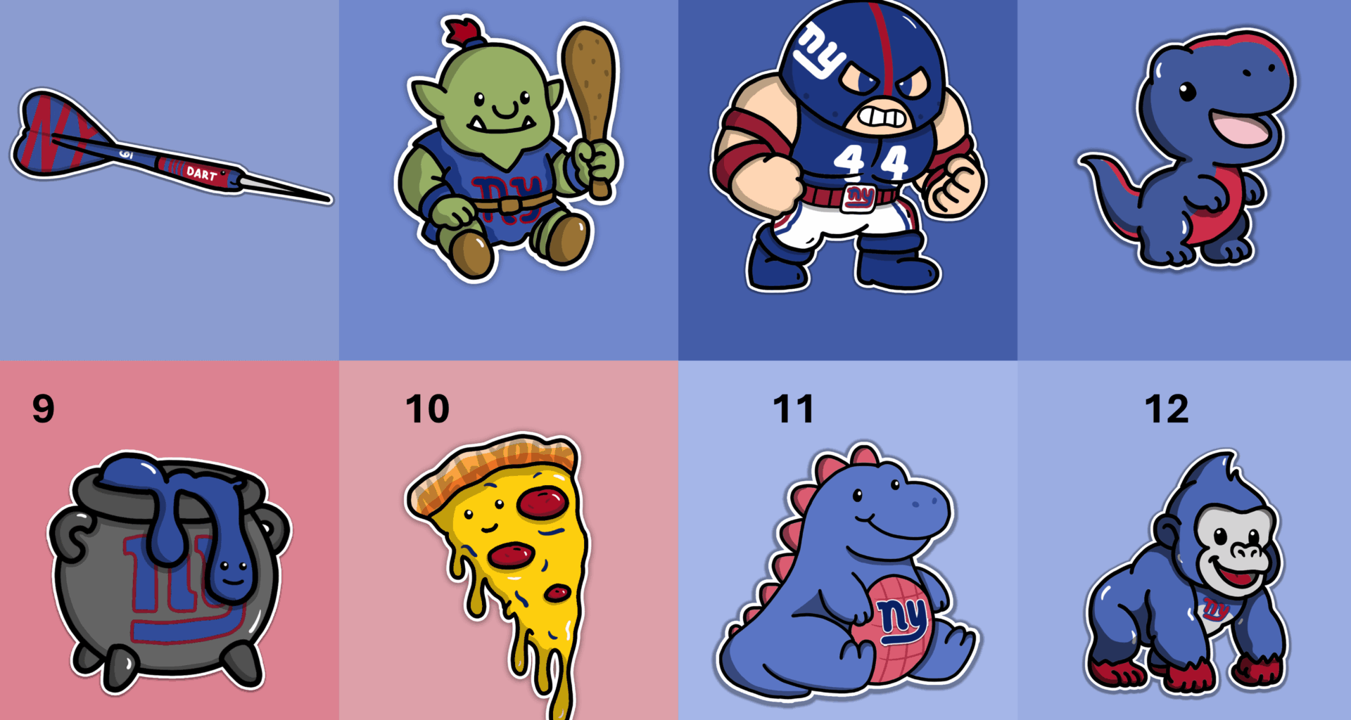 The 2025 New York Giants Doodles :) Do You Have A Favorite?