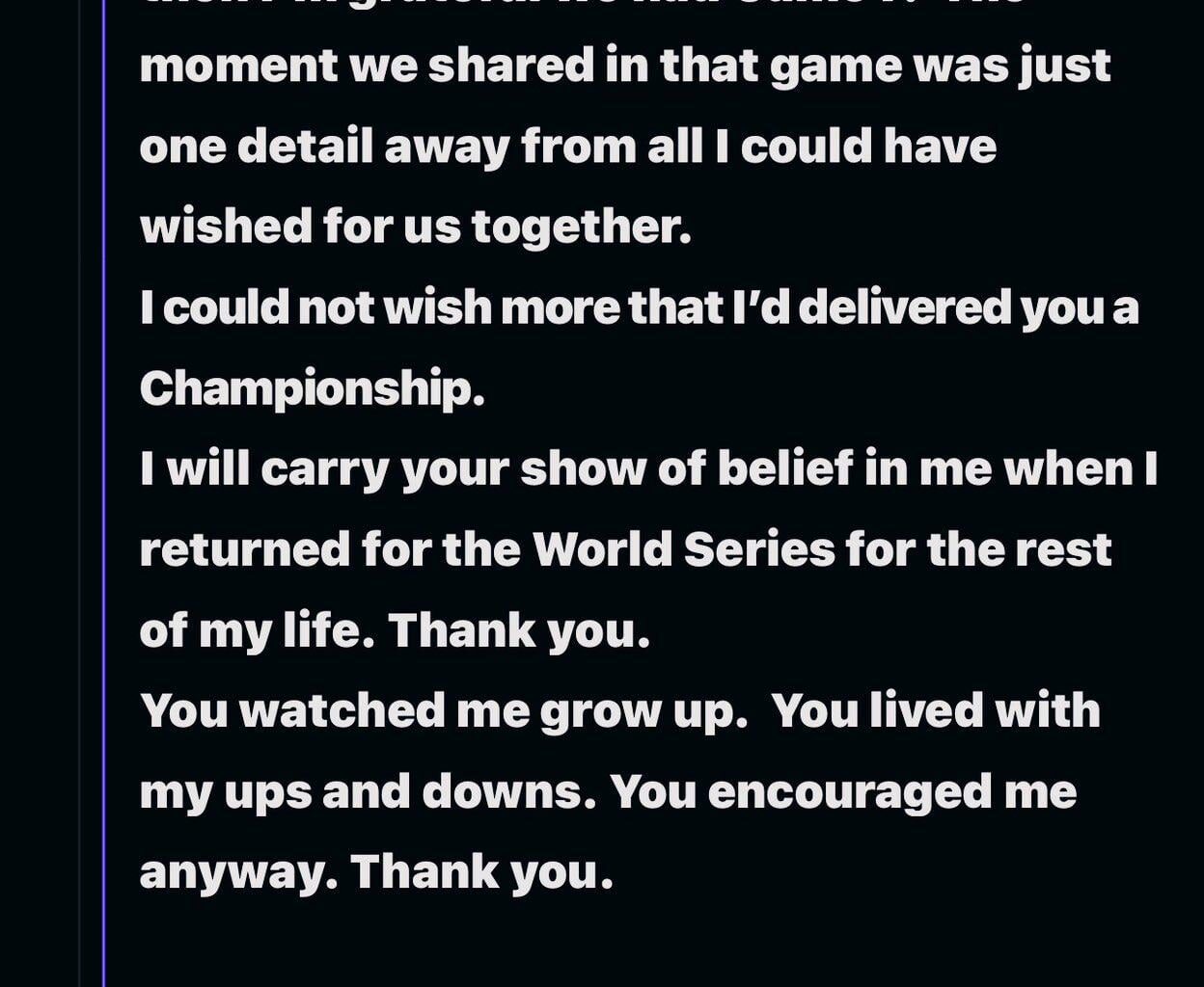 [Mae] Passing along a message from 2x All Star, Bo Bichette: