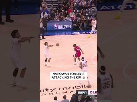 (NBA): Nae'qwan Tomlin us punishing the rim!