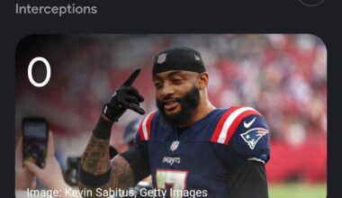 Former Buccaneer Carlton Davis with 2 INTs in first half of Pats/Texans game