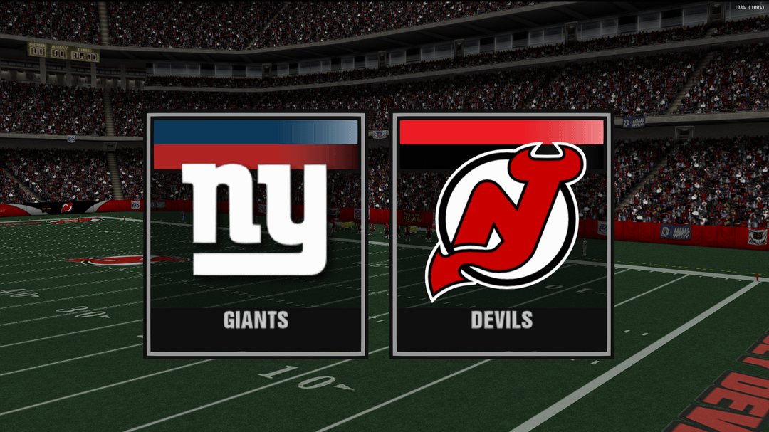 I got bored so i put the devils into Madden 2004