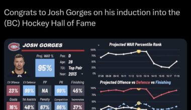 Josh Gorges in his prime was one of the best defensive defenceman in the NHL