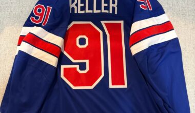 Keller Olympic jersey showed up today from fanatics!