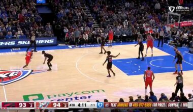 Dort banks it in off the glass for 19 points so far tonight!