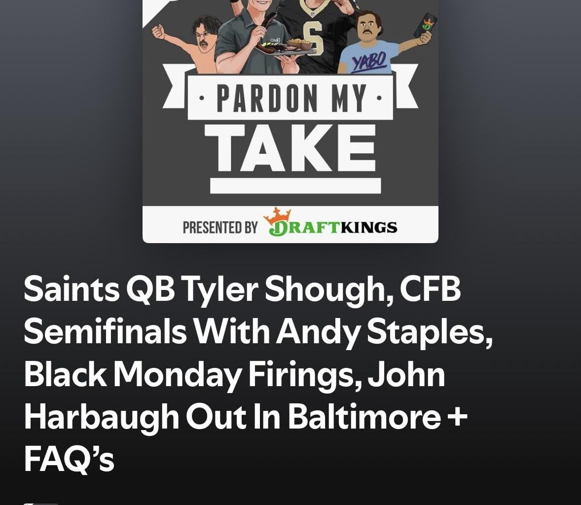 Tyler Shough on today’s PMT for any AWL’s