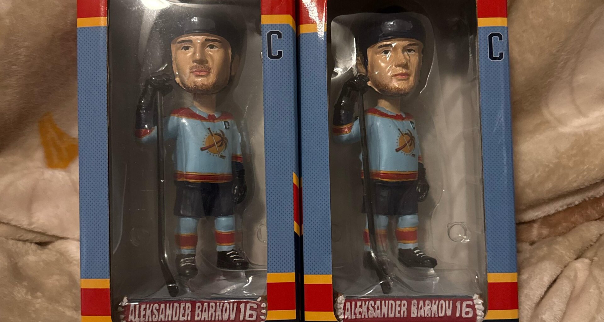 Does Anyone Going to the Game Tomorrow Want a Barkov Reverse Retro Bobblehead?