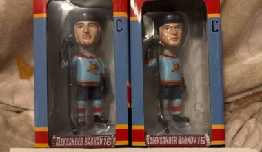 Does Anyone Going to the Game Tomorrow Want a Barkov Reverse Retro Bobblehead?