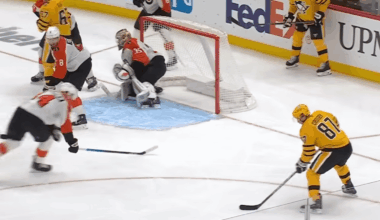 Crosby Loading Up his 25th. Kolosov Buffering