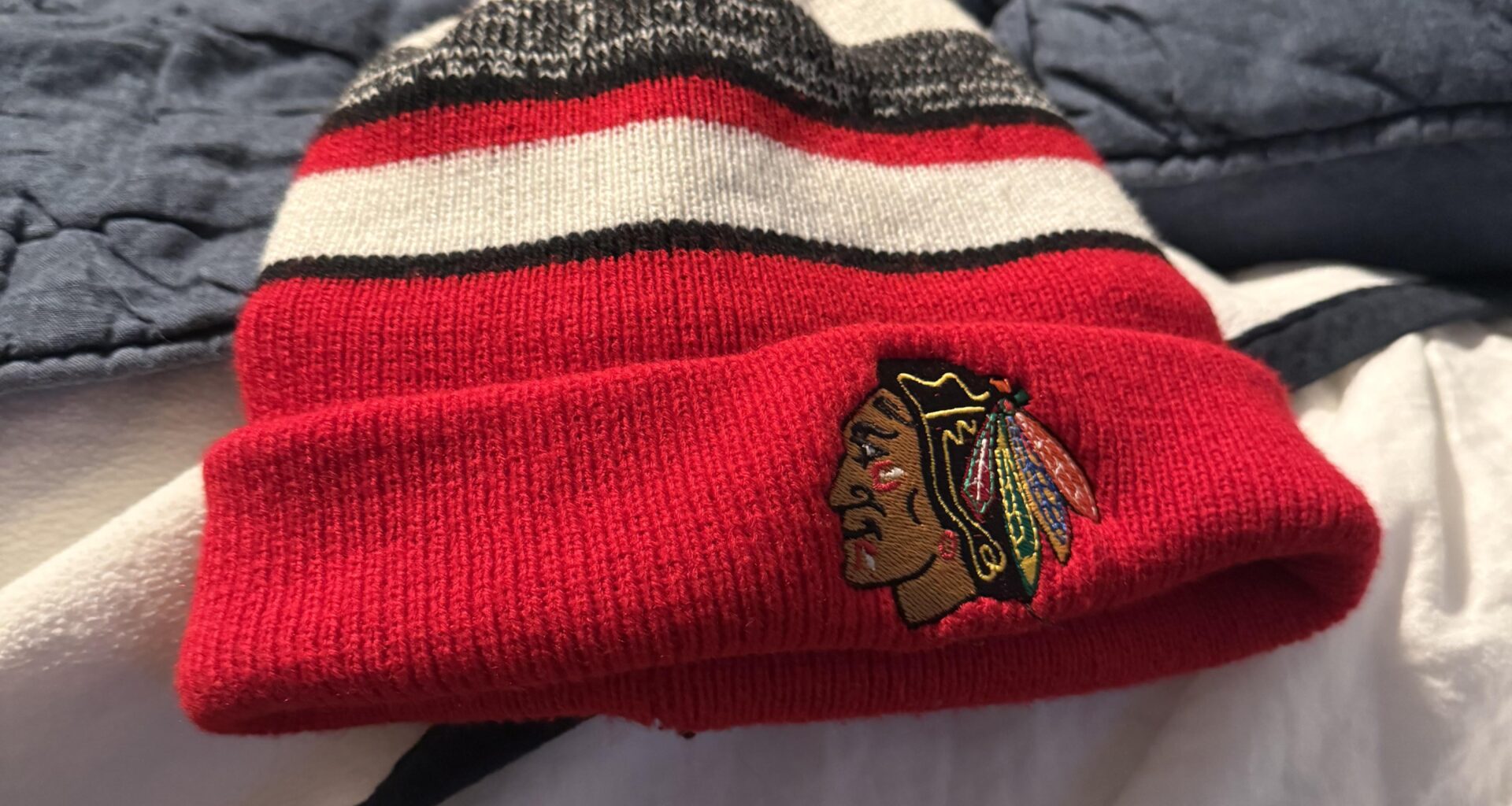 Saw this hat for sale outside the UC a few years ago and want to buy another one for a friend. They had ones for all Chicago sports teams. Anyone know the maker?