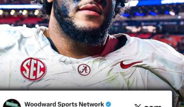 A Detroit Lions scout was seen talking with Alabama OT Kadyn Proctor at the East-West Shrine Bowl