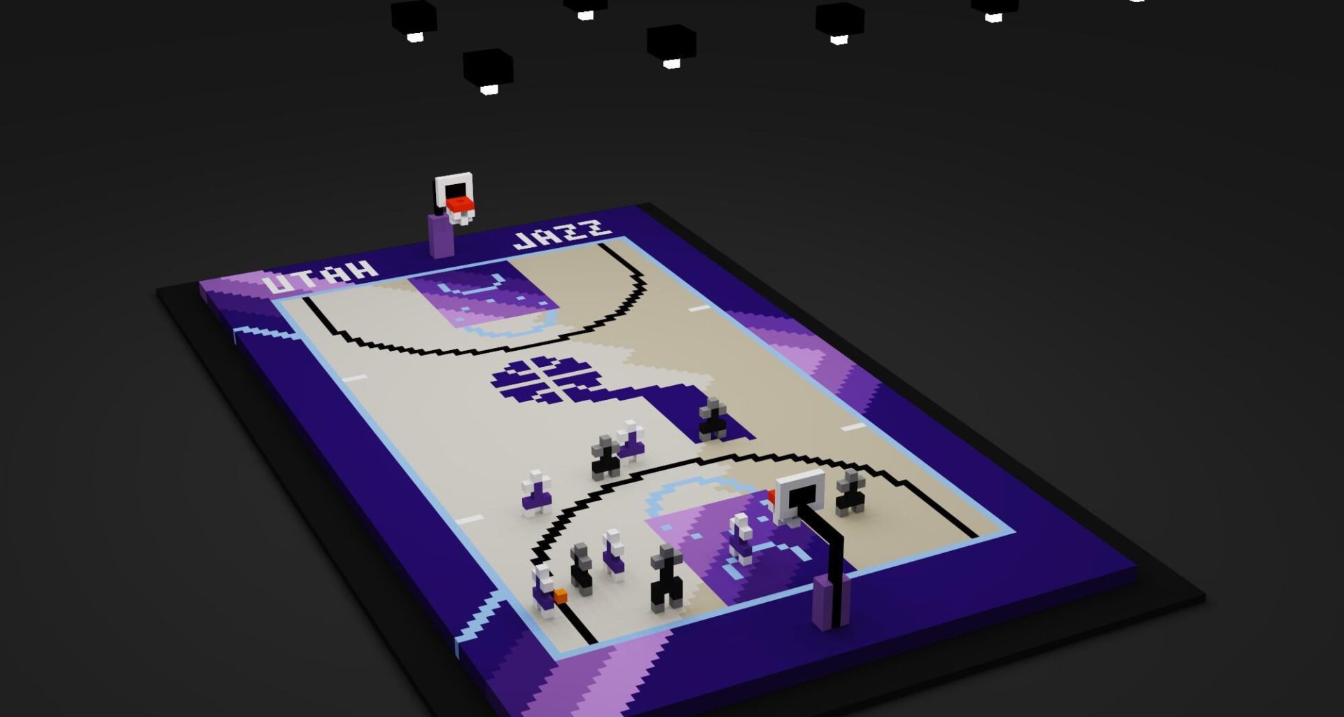 Voxelized Jazz court