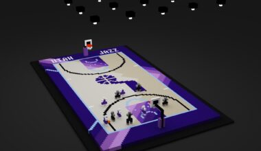 Voxelized Jazz court