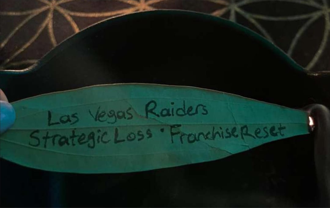 I paid an Etsy witch so the Raiders can out tank the Chiefs and secure future QB1 Fernando Mendoza