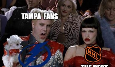 We just beat the big bad Avs... Who is next? Go Bolts! Congrats to the GOAT COOP!