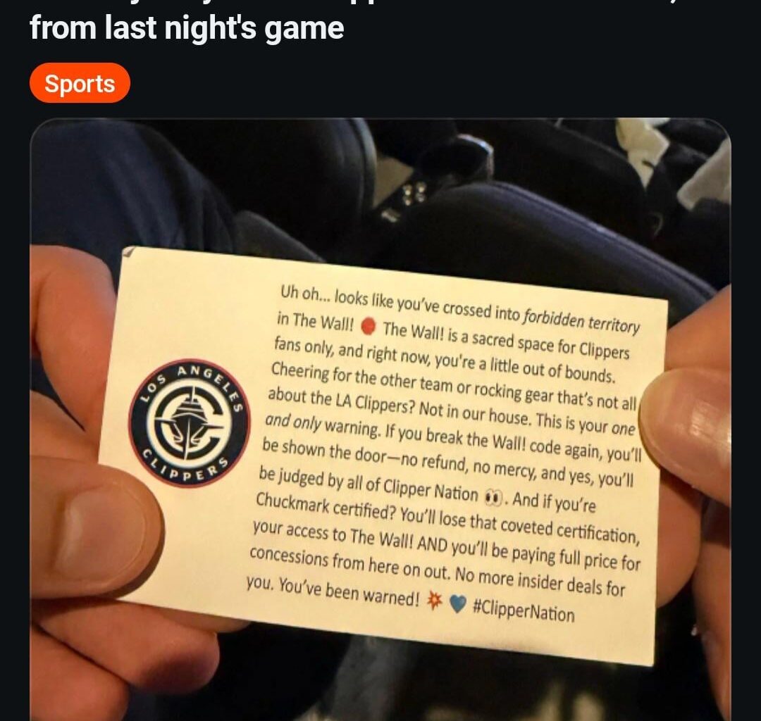 Most comments on the post agreed with the rules. Idk what they expect in a fan-only section.